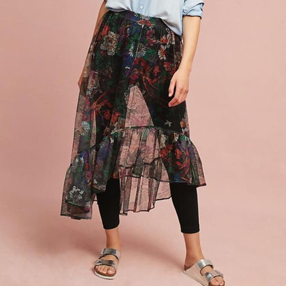 Anthropologie Meena Skirted Pants
